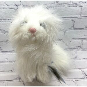 Ganz Webkinz White Persian Cat Plush Stuffed Animal Toy Adopt a Pet 10 inch